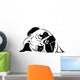 Sleeping Pug 02 Wall Decal