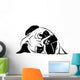 Sleeping Pug 02 Wall Decal