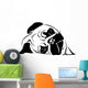Sleeping Pug 02 Wall Decal