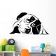 Sleeping Pug 02 Wall Decal