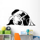 Sleeping Pug 02 Wall Decal