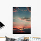 Red Sunset Wall Mural