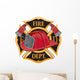 Fire Department Cross Symbol Wall Decal