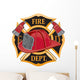 Fire Department Cross Symbol Wall Decal