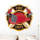 Fire Department Cross Symbol Wall Decal