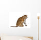 Bengal Tiger Sitting Wall Decal