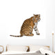 Bengal Tiger Sitting Wall Decal