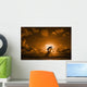 Red Sunset Wall Decal Design 3