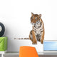 Portrait of Bengal Tiger Sitting Wall Decal