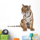 Portrait of Bengal Tiger Sitting Wall Decal