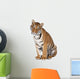 Bengal Tiger Sitting Wall Decal