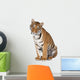 Bengal Tiger Sitting Wall Decal