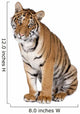 Bengal Tiger Sitting Wall Decal