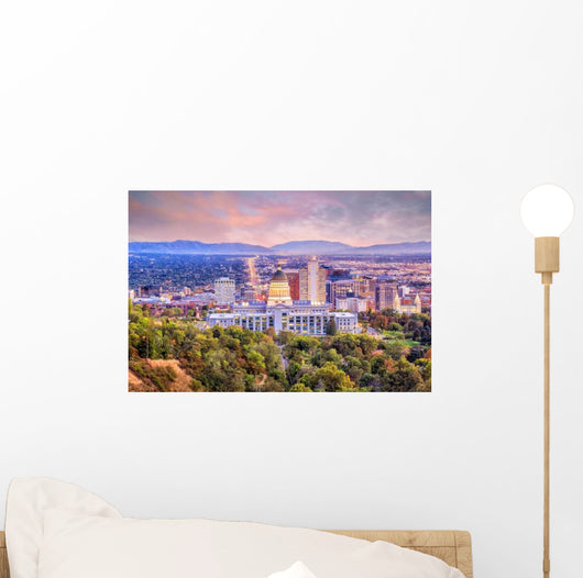 Salt Lake City Utah Wall Decal