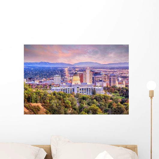 Salt Lake City Utah Wall Decal