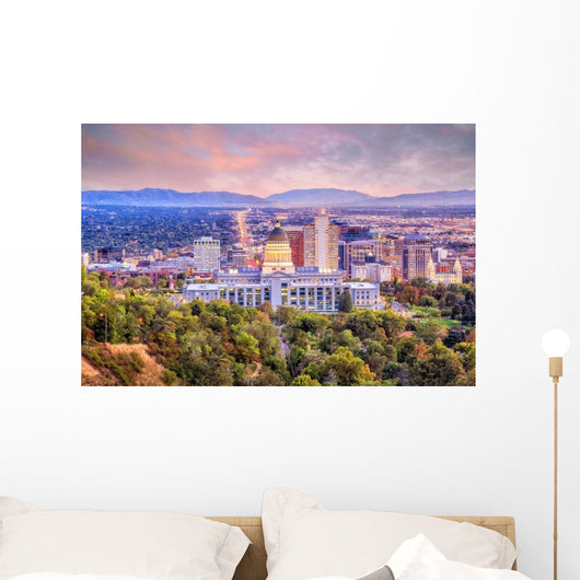 Salt Lake City Utah Wall Decal