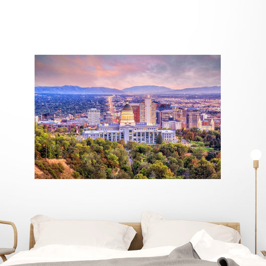 Salt Lake City Utah Wall Decal
