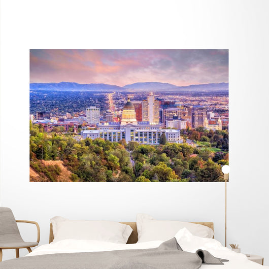 Salt Lake City Utah Wall Decal