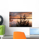 Vibrant Sunset Lake Fellows Wall Decal