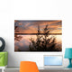 Vibrant Sunset Lake Fellows Wall Decal