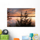 Vibrant Sunset Lake Fellows Wall Decal
