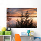 Vibrant Sunset Lake Fellows Wall Decal