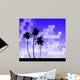Abstract palm & summer background Wall Mural