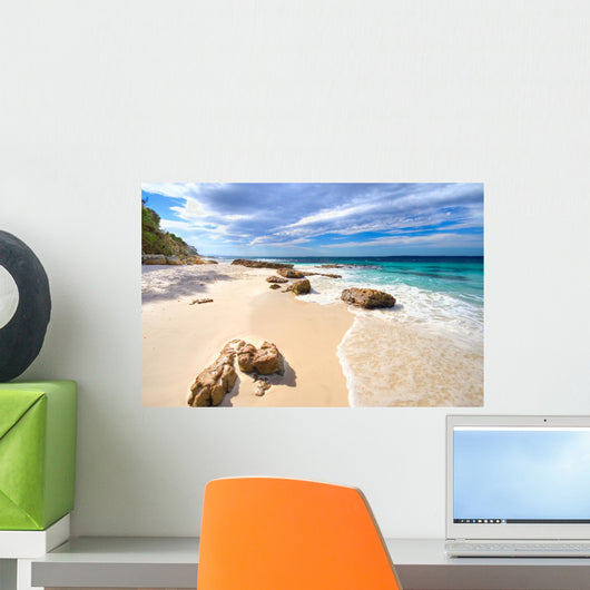 Rocks on Hyams Beach Wall Mural