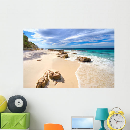 Rocks on Hyams Beach Wall Mural