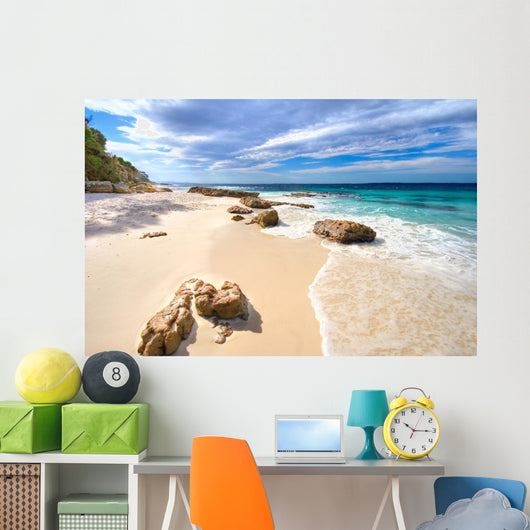 Rocks on Hyams Beach Wall Mural