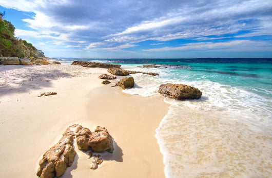 Rocks on Hyams Beach Wall Mural