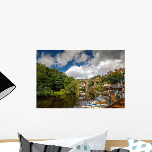 Low-angle Telephoto Shot Medieval Wall Decal
