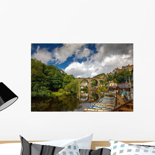 Low-angle Telephoto Shot Medieval Wall Decal