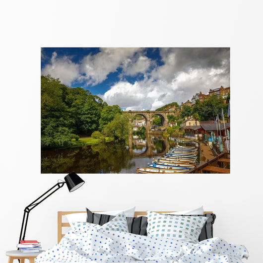Low-angle Telephoto Shot Medieval Wall Decal