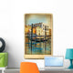European Landmarks Vintage Cards Wall Decal