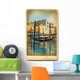 European Landmarks Vintage Cards Wall Decal