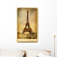 European Landmarks Vintage Cards - Paris Wall Mural