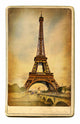 European Landmarks Vintage Cards - Paris Wall Mural