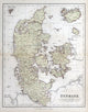 Old Map Denmark 1870