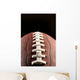 American Foot Isolated Against Black Background Wall Mural
