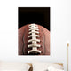 American Foot Isolated Against Black Background Wall Mural