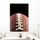 American Foot Isolated Against Black Background Wall Mural