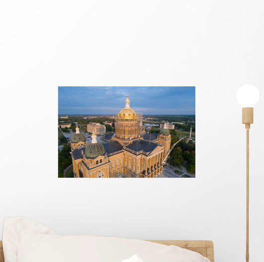 Iowa State Capitol Des Wall Decal