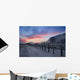 Hiver Et Couche Soleil Wall Decal