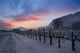 Hiver Et Couche Soleil Wall Decal