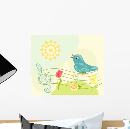 retro music. vector Wall Mural
