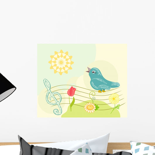 retro music. vector Wall Mural