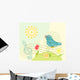 retro music. vector Wall Mural