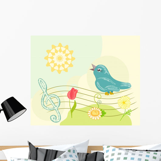 retro music. vector Wall Mural