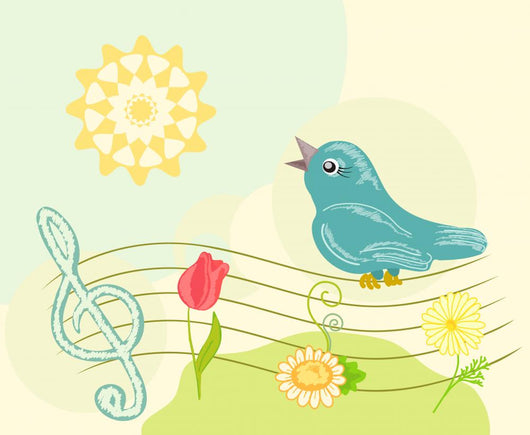 retro music. vector Wall Mural